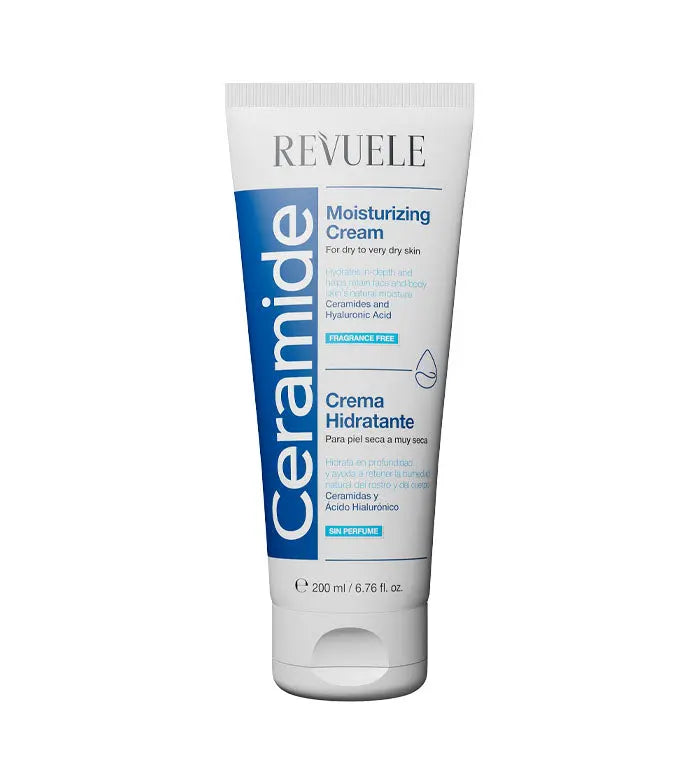 Revuele Ceramide Moisturizing Cream for Dry to Very Dry Skin 200ml - The Beauty Store