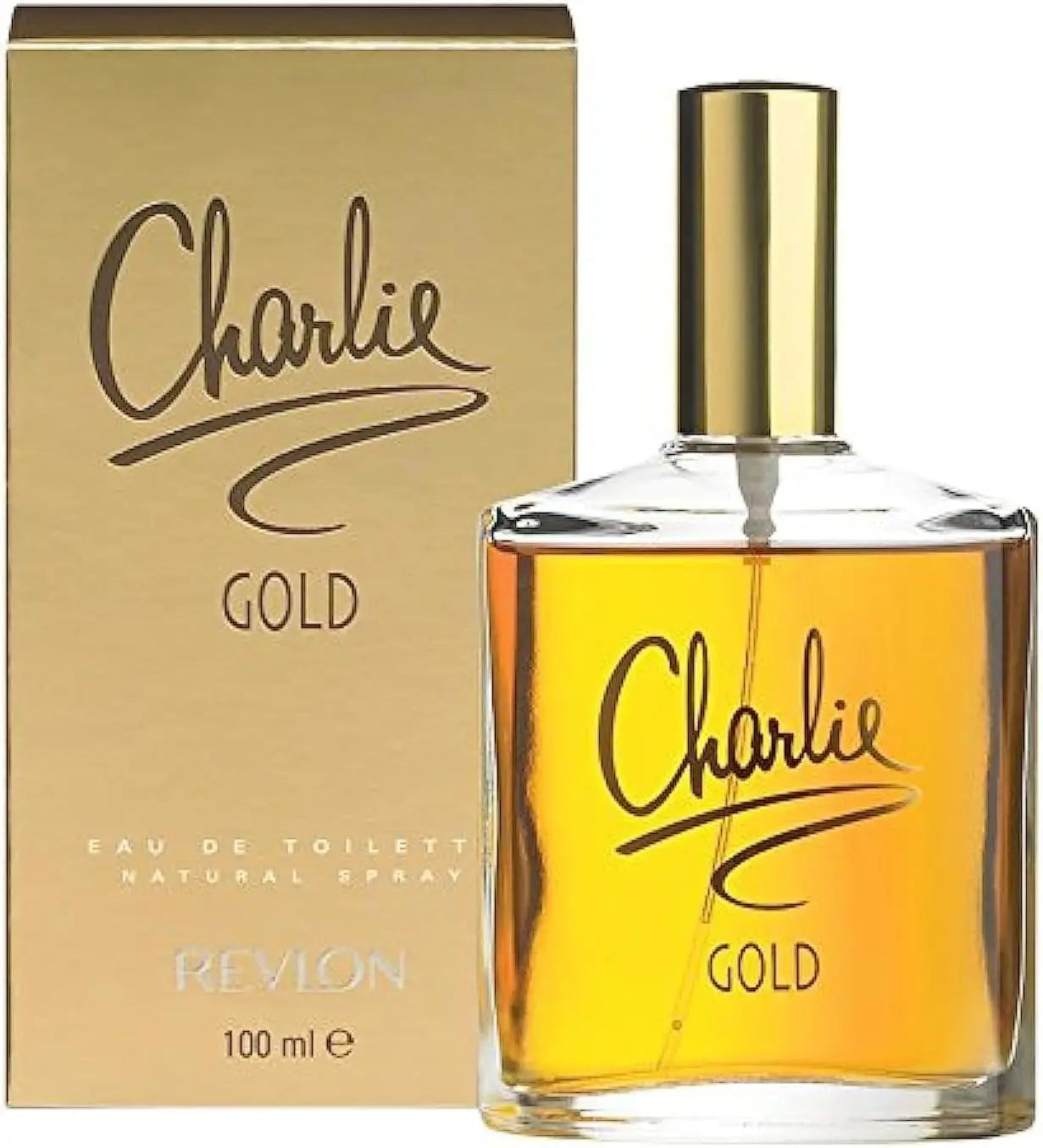 Revlon Charlie Gold Eau de Toilette Spray 100ml x 2 - Womens Perfume Revlon