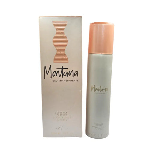Montana Eau Transparente Perfumed Deodorant Spray 100ml Damaged Box Montana