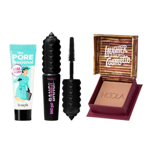 Benefit Cosmetics Icons Makeup Travel Set Primer 7.5ml + Mascara 4g + Bronzer 2.5g benefit Cosmetics