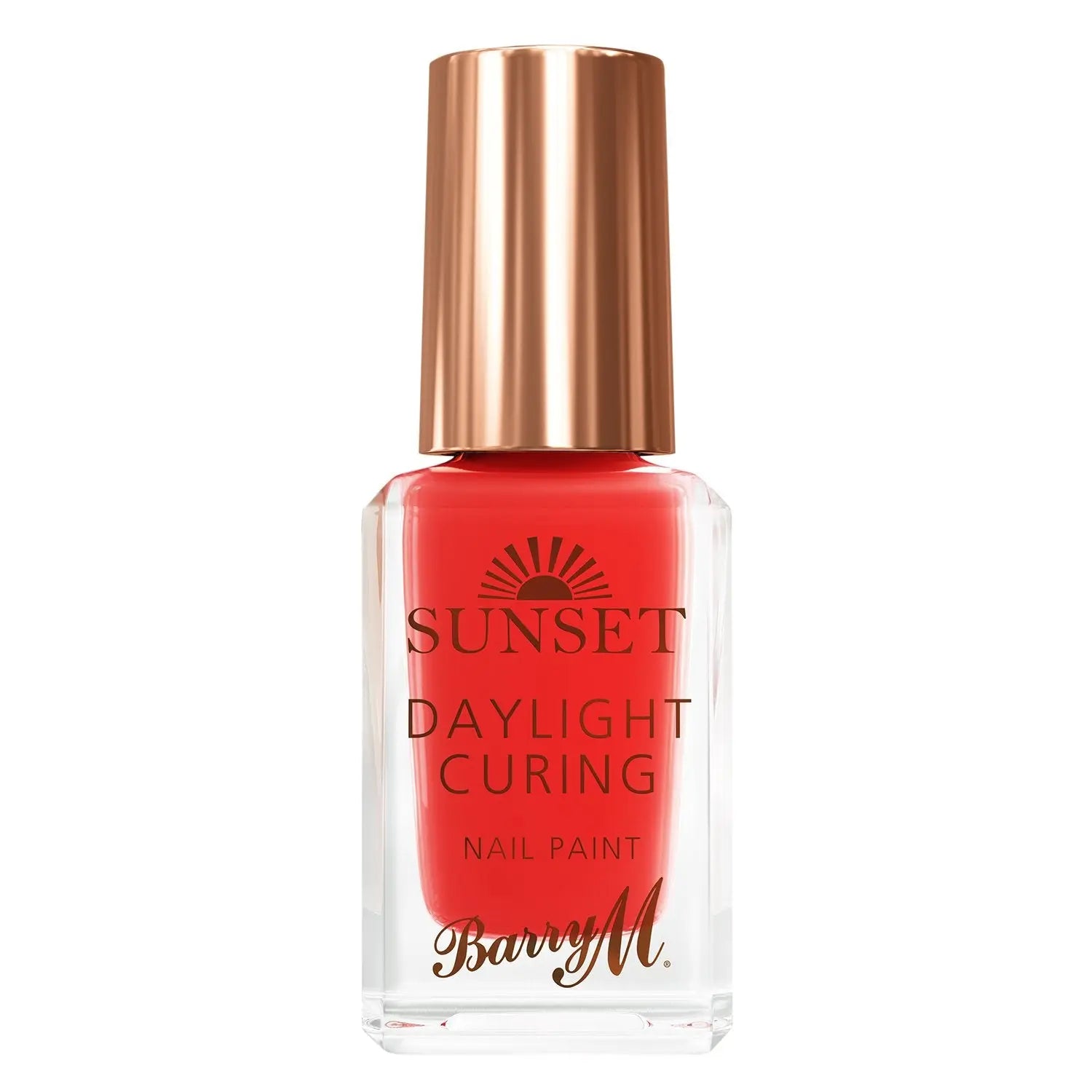 Barry M Sunset Gel Nail Paint Daylight Curing 10ml - All The Things She Red Barry M