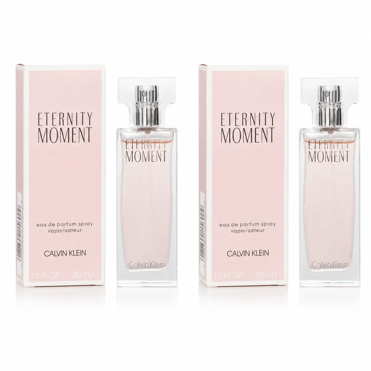 2 Pack Calvin Klein Eternity Moment Eau de Parfum Spray 30ml for Women, Floral Ladies Perfume, Travel Size Women's Fragrance Gift Set The Beauty Store