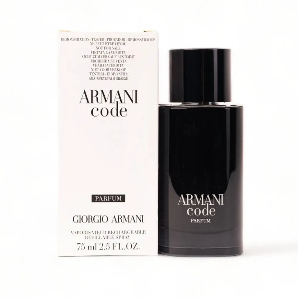 Armani Code Refillable Parfum Spray 75ml Tester Armani