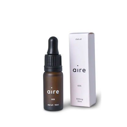 Aire CBD Oil Food Supplement 5% 500mg 10ml - 005