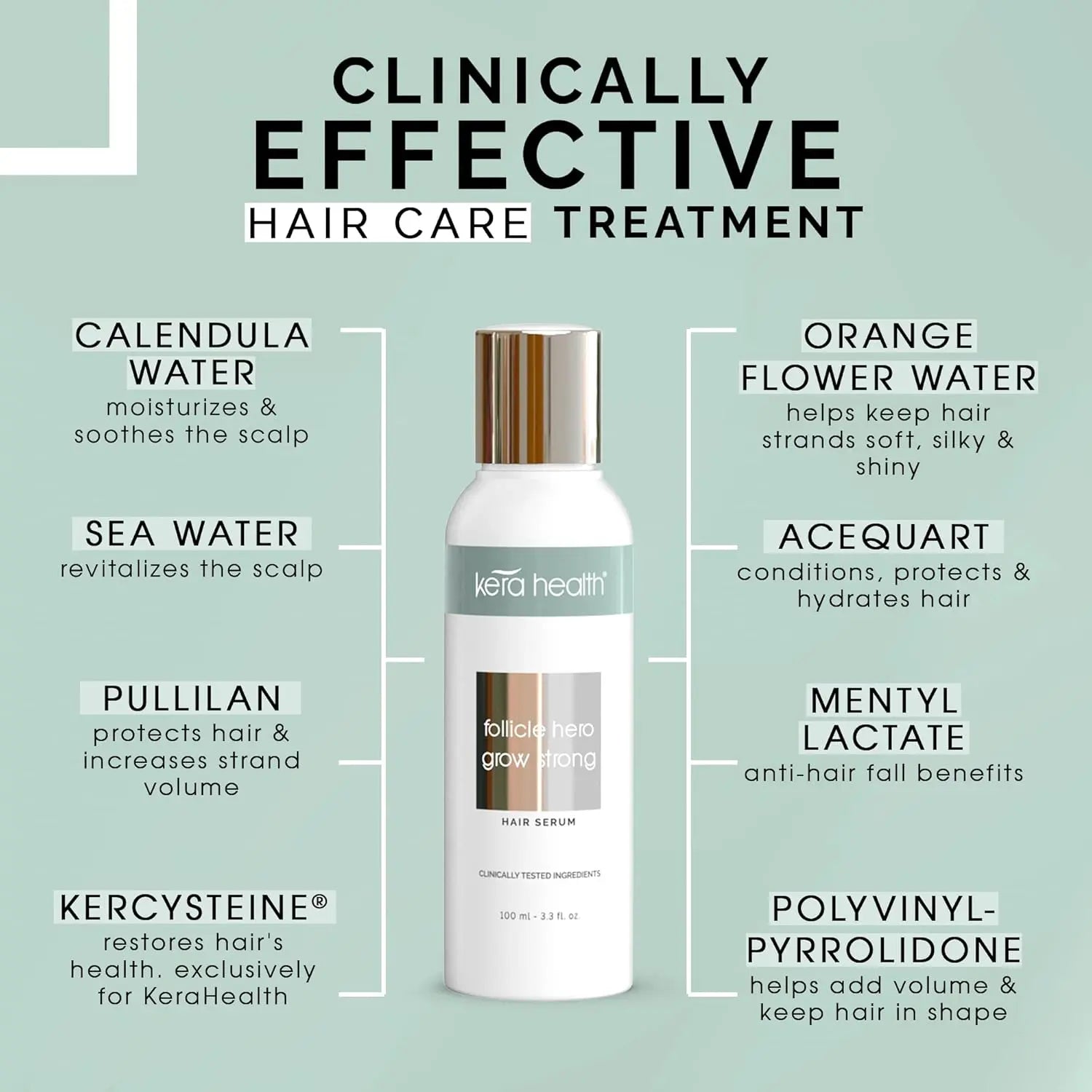 Kera Health Follicle Hero Grow Strong Hair Serum 100ml Kera Health