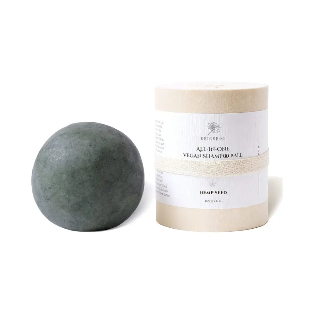 Erigeron All In One Shampoo Ball Hemp Seed 120G - The Beauty Store