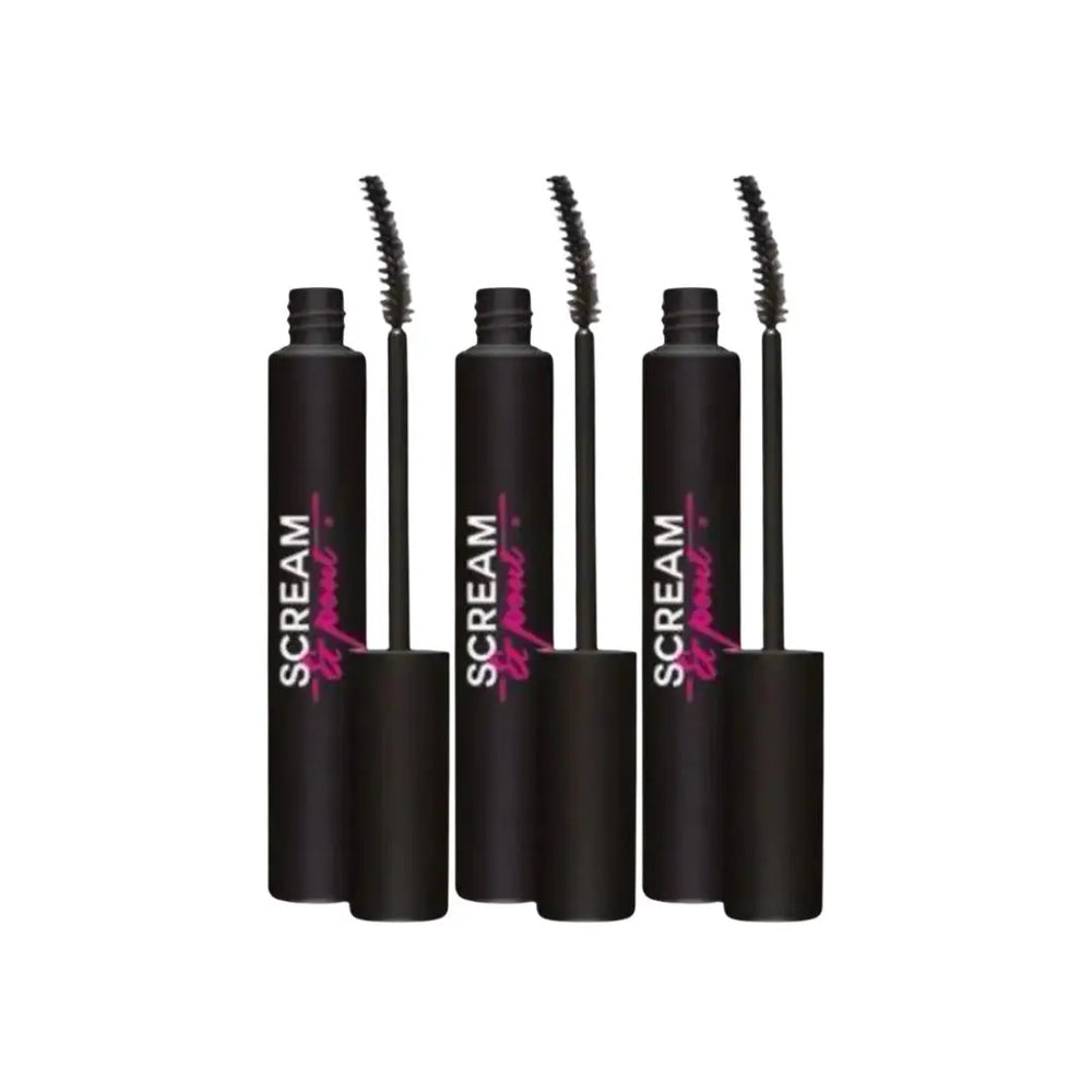 Scream & Pout Fake Me Up Marcel Lash Mascara Pack of 3 Fake Bake