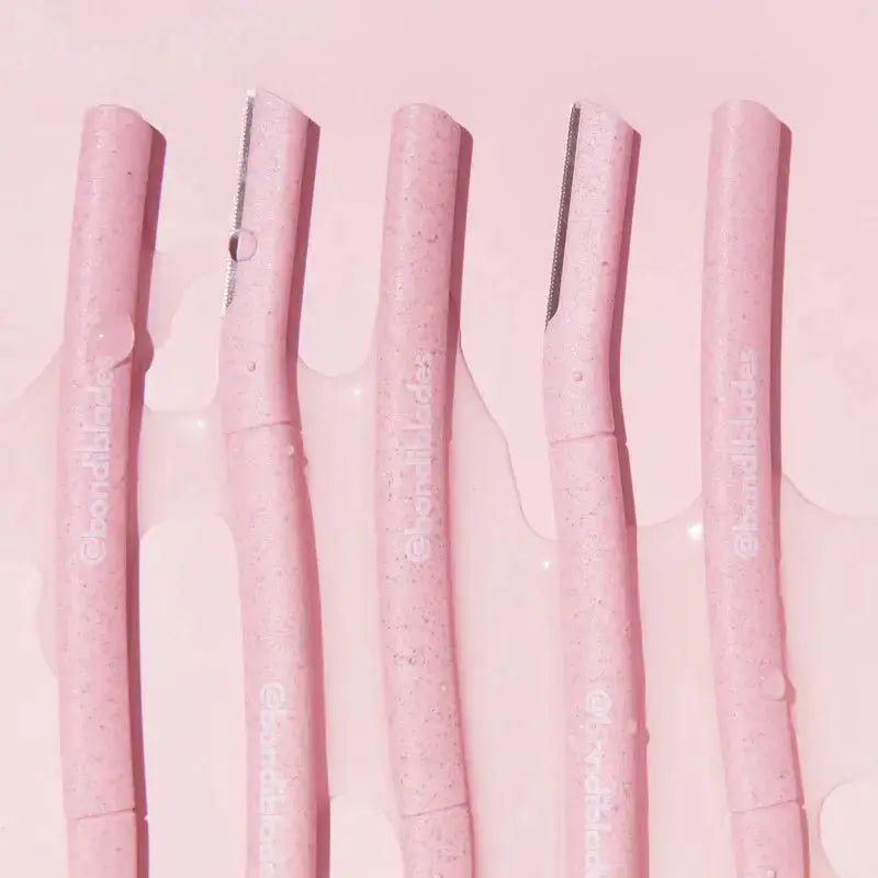 Bondi Blades Dermaplaning Razors 3 Pack Remove Peach Fuzz/Dead Skin for Glowing Skin