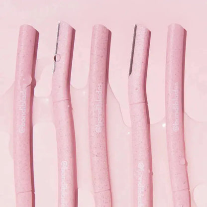 Bondi Blades Dermaplaning Razors 3 Pack Remove Peach Fuzz/Dead Skin for Glowing Skin