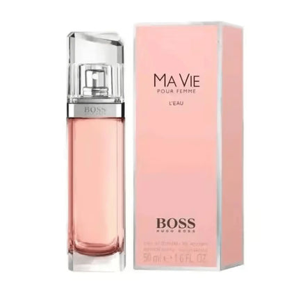 Hugo Boss HUGO XX Eau de Toilette Spray 100ml & Ma Vie Pour Femme L'Eau Eau de Toilette Spray 50ml Women's Luxury Fragrance Gift Set Fresh Floral Feminine EDT Perfume Bundle for Women Hugo Boss