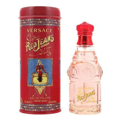 Versace Red Jeans Eau de Toilette Spray 75ml for Her 2 packs Versace