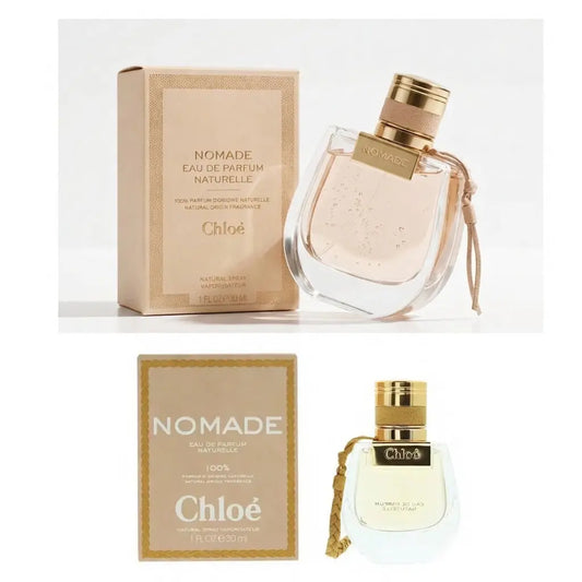 Chloe Perfume Set for Women – Nomade Naturelle Eau de Parfum 30ml & Nomade Eau de Parfum 50ml – Fresh & Luxury Chypre Floral Fragrance Duo – Long Lasting Elegant Designer Perfumes – Gift Set for Women Chloe