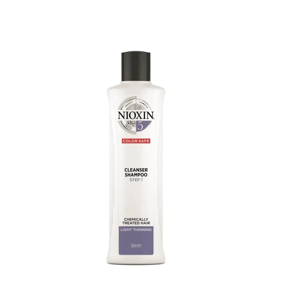 NIOXIN 5 Cleanser Shampoo for Chemically Treated Hair with Light Thinning 300ml Nioxin