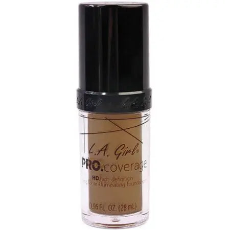 LA Girl Pro Coverage HD Long Wear Illuminating Foundation - Toast - The Beauty Store