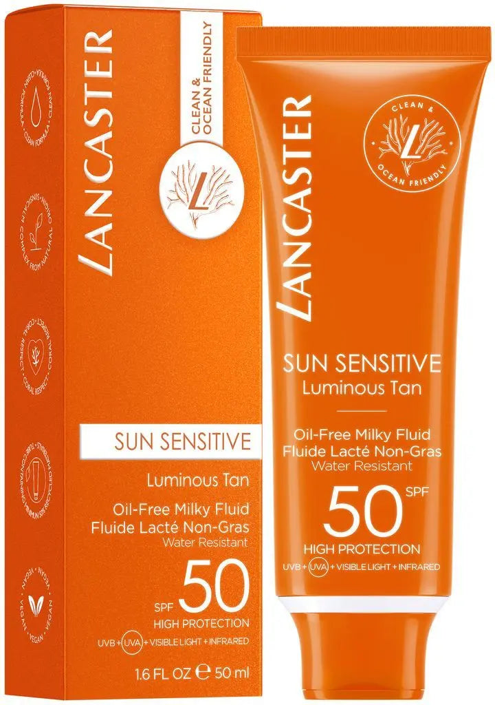 Lancaster Sun Sensitive Luminous Tan Oil-Free Milky Fluid SPF50 50ml Lancaster