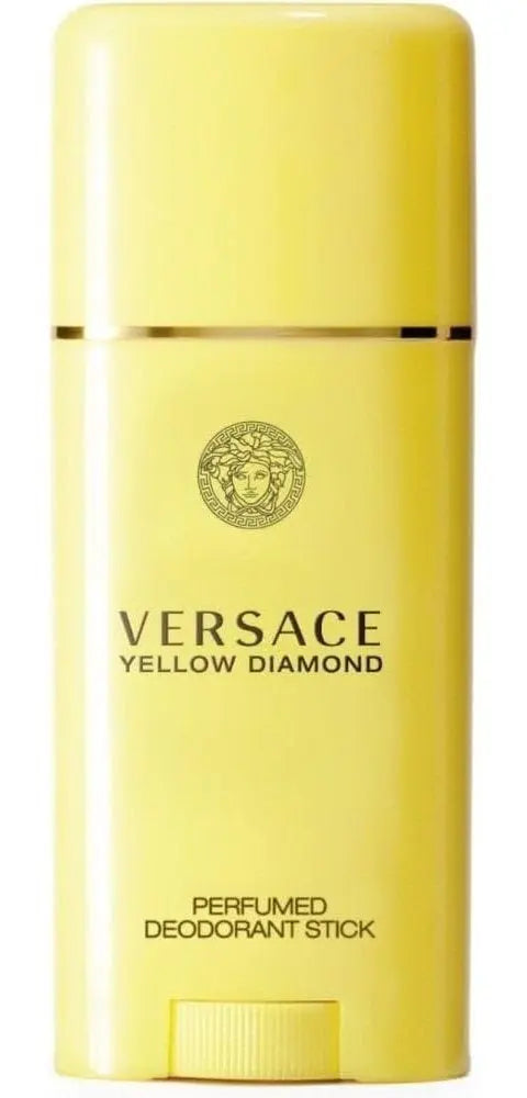 Versace Bright Crystal Eau de Toilette Spray 30ml & Yellow Diamond Deodorant Stick 50ml Women's Luxury Fragrance Gift Set Floral Fresh Scented Daily Skincare Bundle Versace