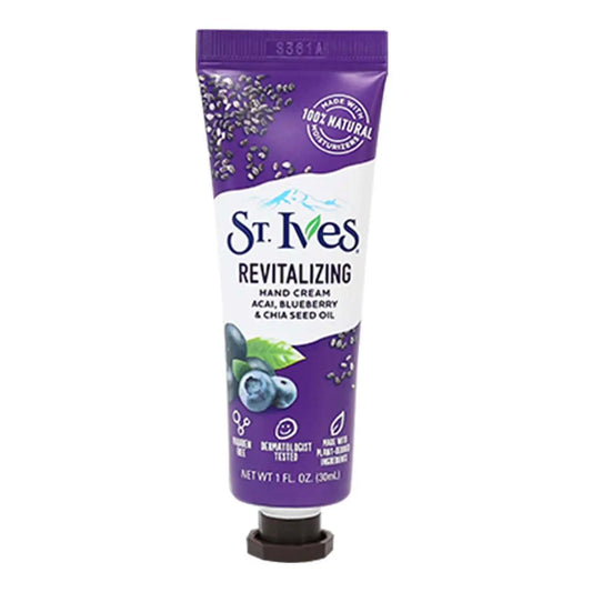 St.Ives Revitalising Hand Cream 30ml - Acai, Blueberry and Chia Seed Oil St. Ives