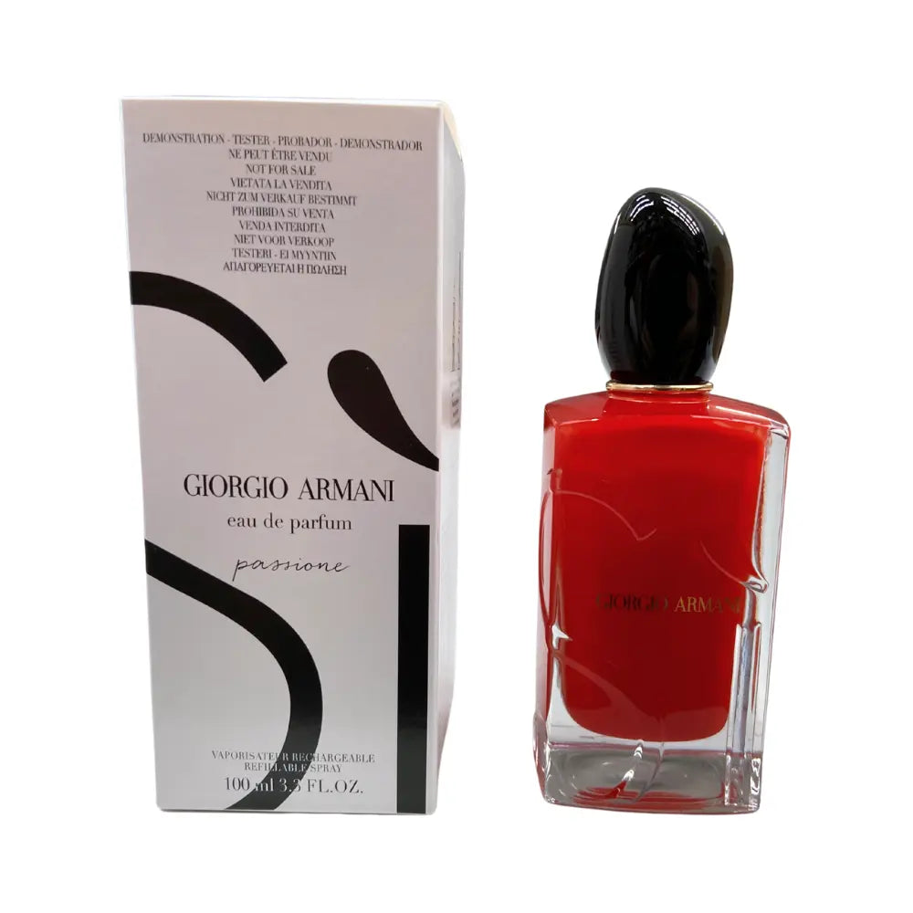 Armani Si Passione Eau de Parfum Refillable Spray 100ml Tester Armani