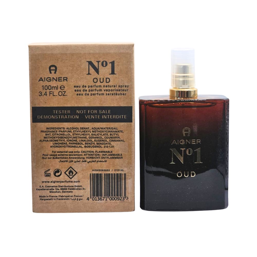 Aigner No. 1 Oud for Men Eau de Parfum Spray 100ml Tester