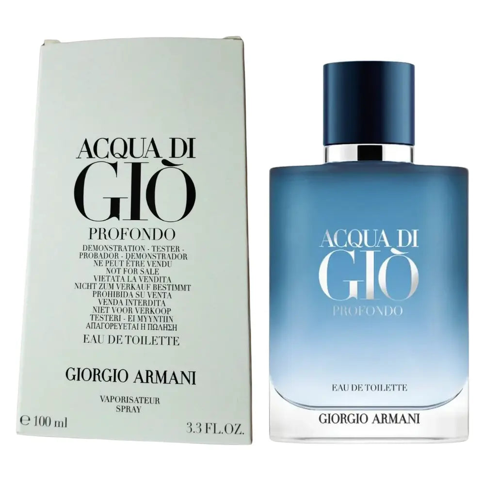 Armani Acqua di Gio Profondo Eau de Toilette Spray 100ml Tester Armani