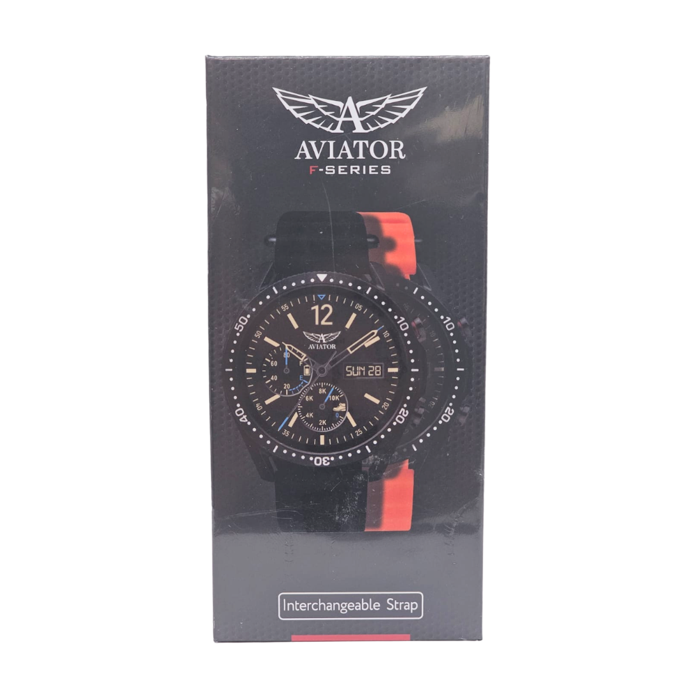 Aviator F-Series AVSW9516 Men's Smart Watch with Extra Silicone Strap