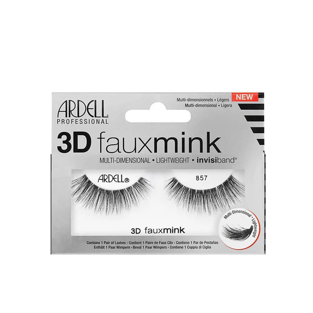 Ardell Faux Mink 3D 857 Black Eye Lashes Ardell