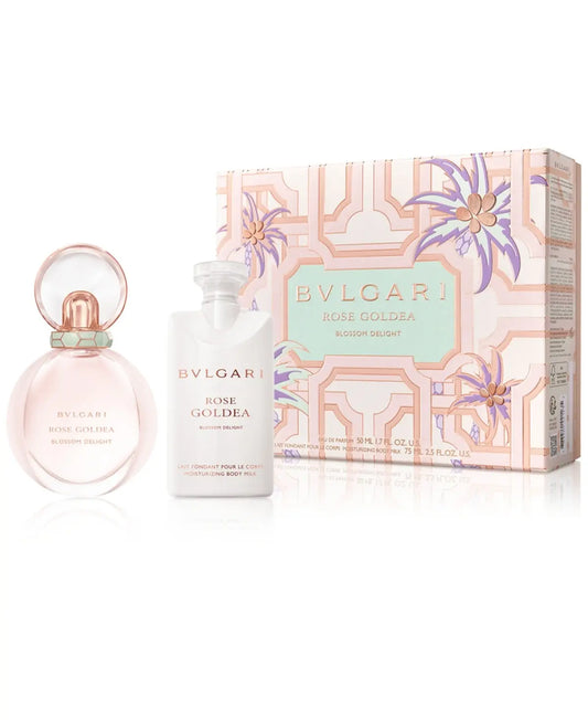 Bulgari Rose Goldea Blossom Delight 50ml EDP Spray / 75ml Moisturizing Body Milk Bulgari