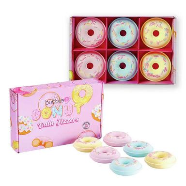 Bubble T Cosmetics Donut Bath Bomb Fizzer Gift Set (6 x 58g) - The Beauty Store