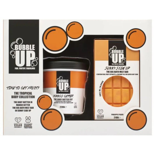 Bubble Up Time To Get Fruity Gift Set Body Butter 220g + Bath Melt Bar 210g Bubble Up