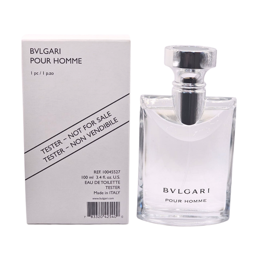 Bvlgari Pour Homme Eau de Toilette Spray 100ml Tester Bvlgari