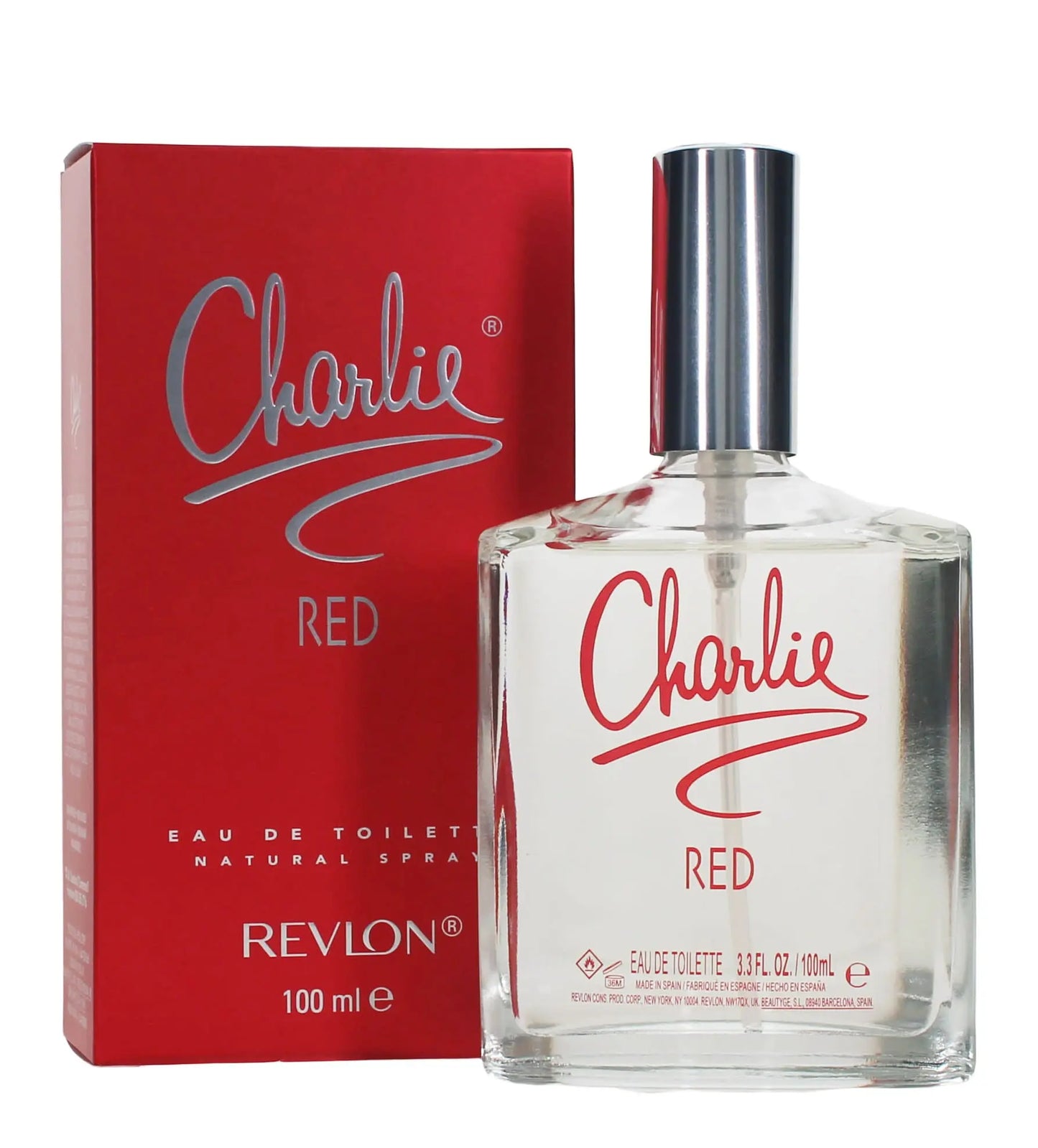 CHARLIE 100ML EDT SPRAY RED - Pack of 3 Charlie