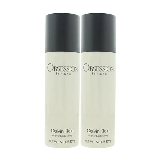 Calvin Klein Obsession for Men Body Spray 152g Pack of 2 Calvin Klein