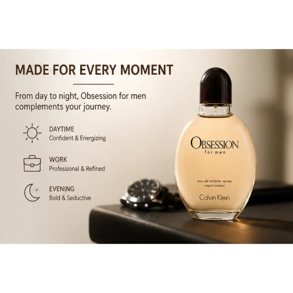Calvin Klein Obsession for Men Eau de Toilette Spray 125ml Calvin Klein