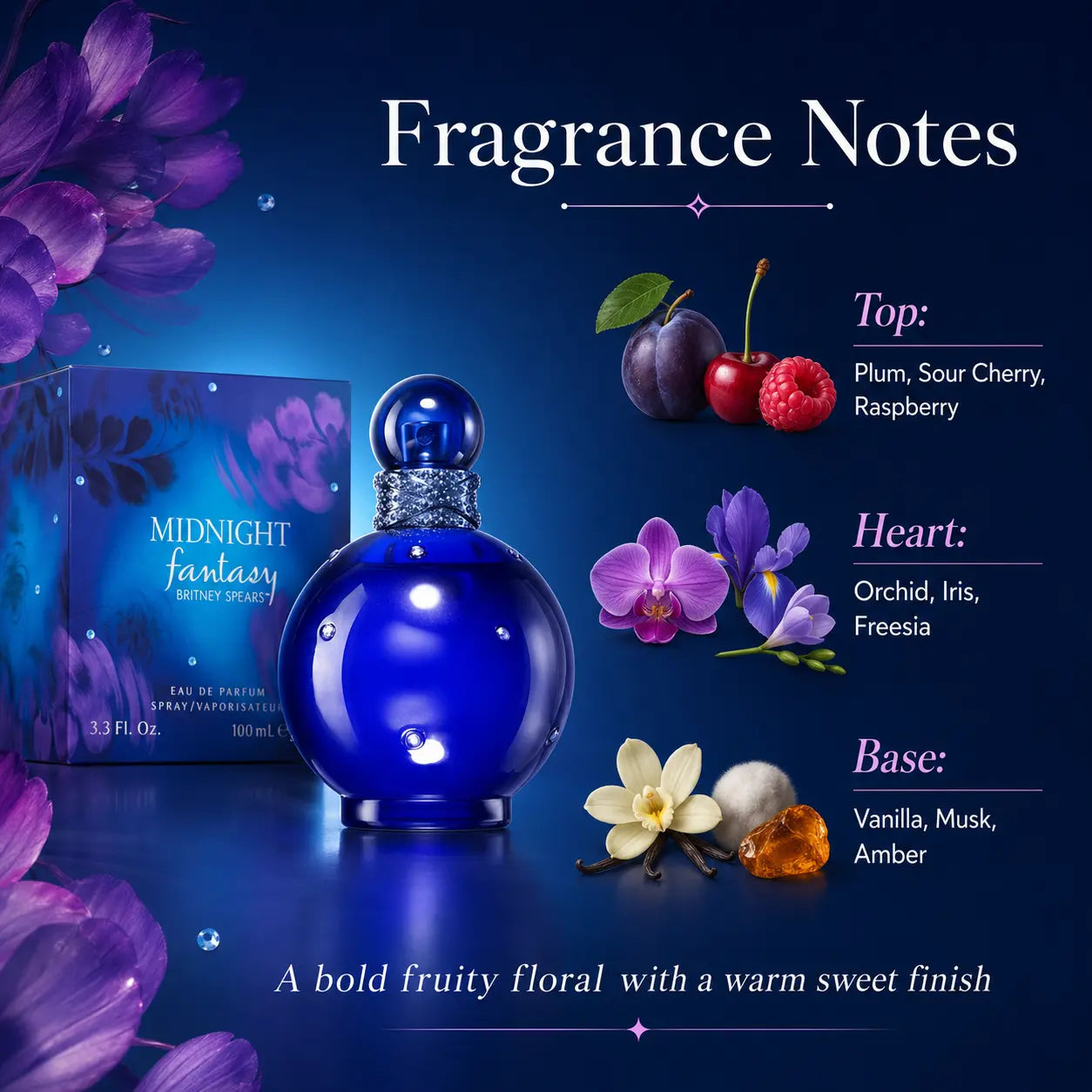 Britney Spears Midnight Fantasy Eau de Parfum Spray 100ml
