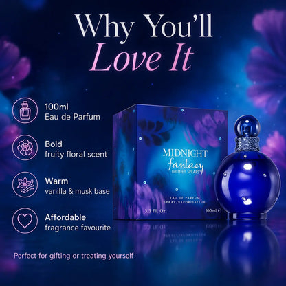 Britney Spears Midnight Fantasy Eau de Parfum Spray 100ml