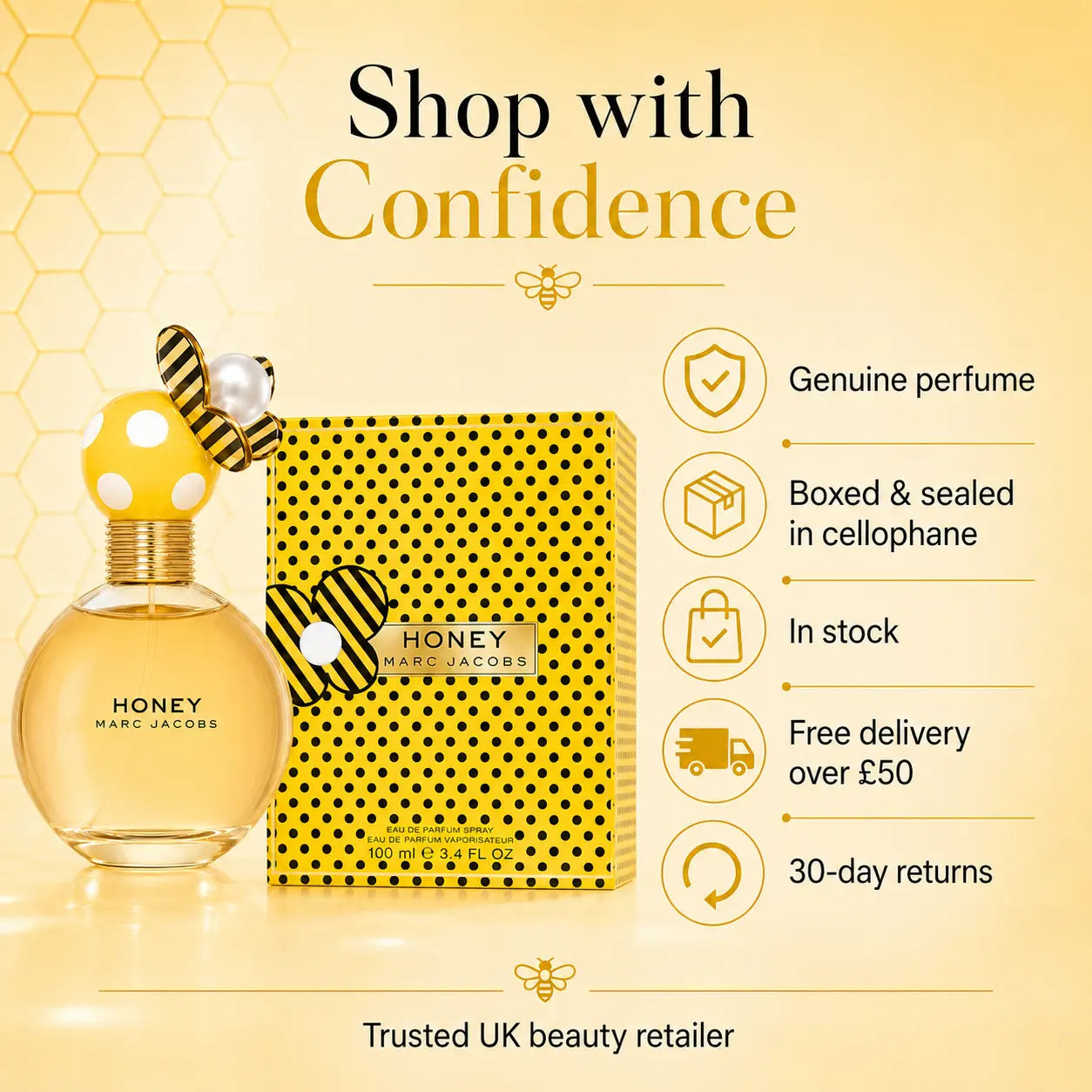 Marc Jacobs Honey Eau de Parfum Spray 100ml