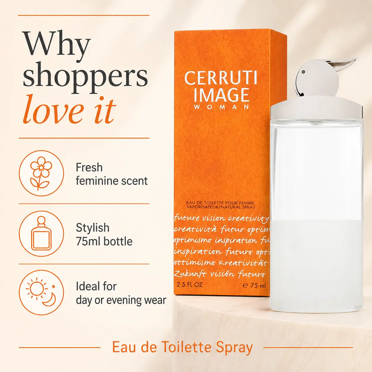 Cerruti Image Woman Eau de Toilette Spray 75ml