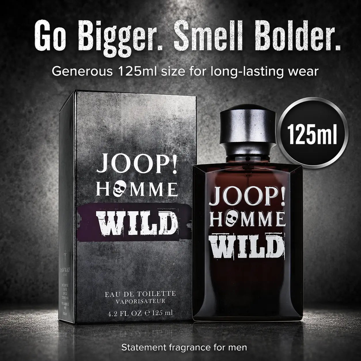 Joop Wild Homme Eau de Toilette Spray 125ml