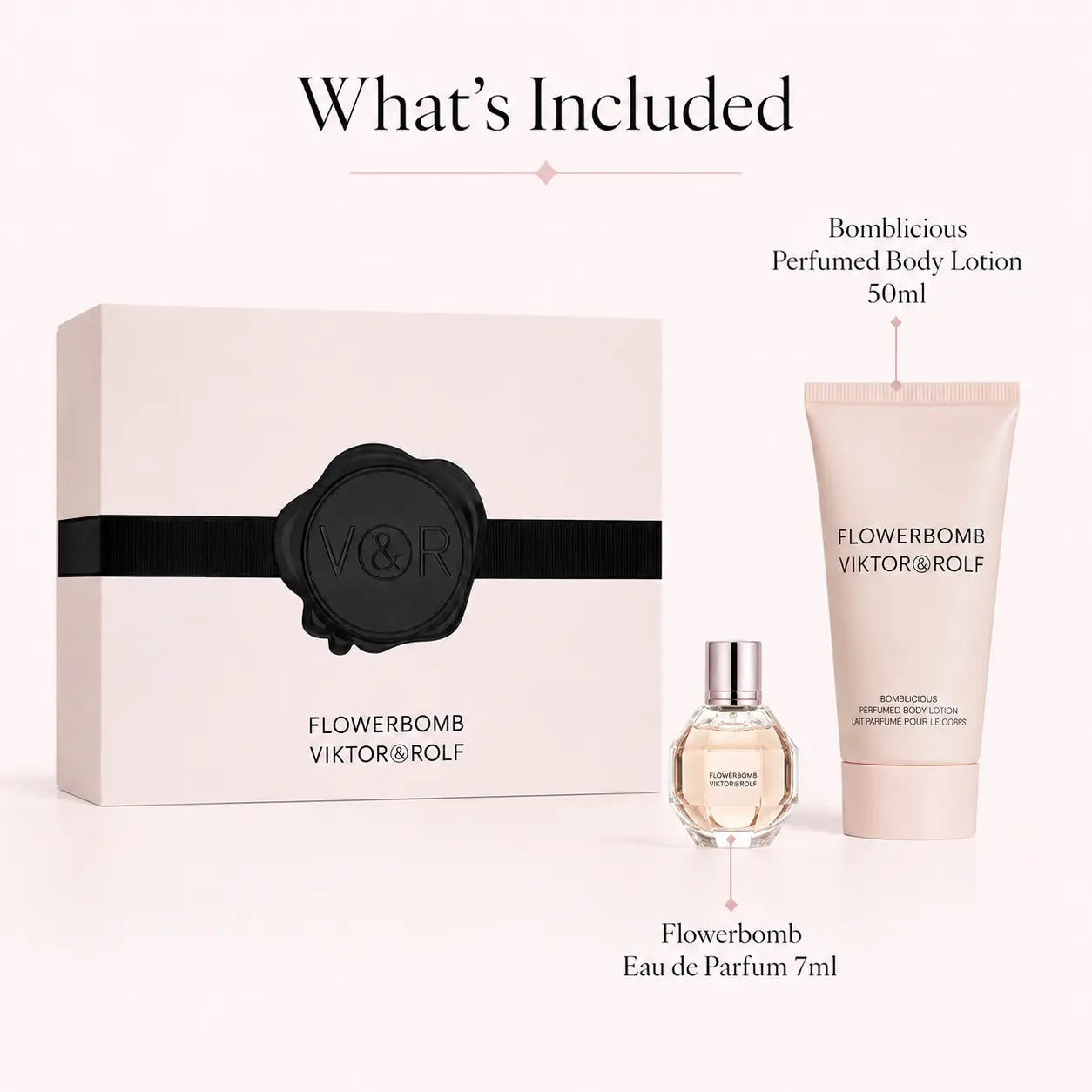 Viktor & Rolf Flowerbomb Gift Set Eau de Parfum 7ml + Body Lotion 50ml