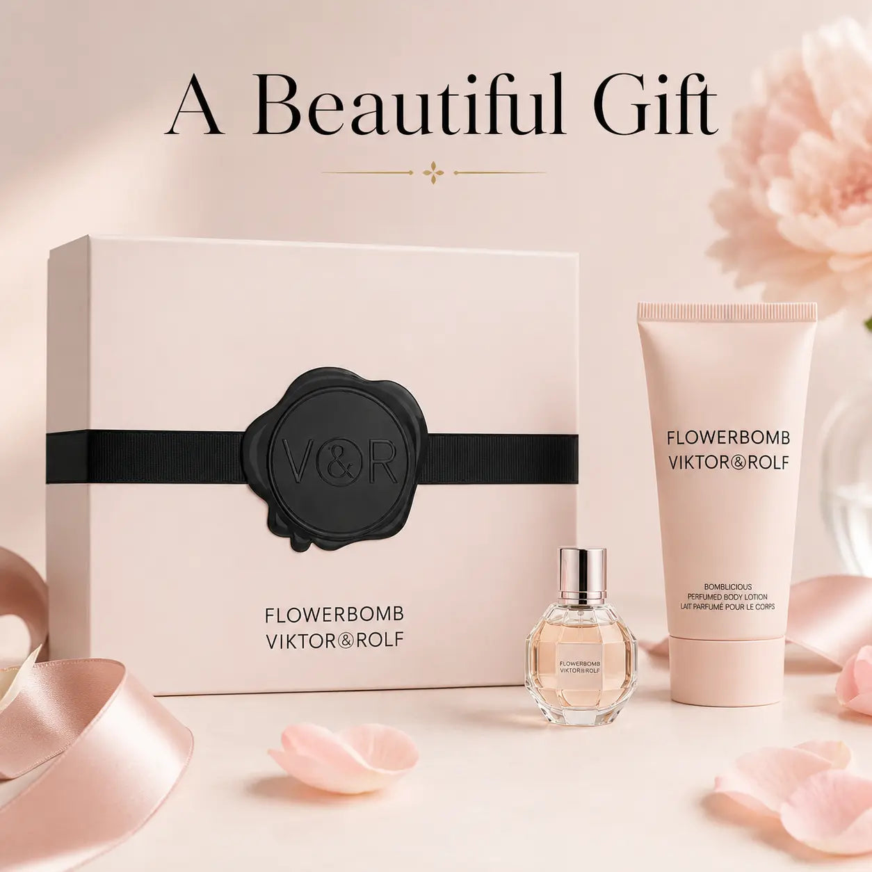 Viktor & Rolf Flowerbomb Gift Set Eau de Parfum 7ml + Body Lotion 50ml