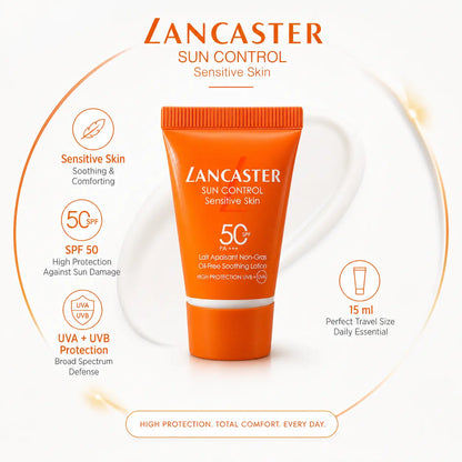 Lancaster Sun Control Sensitive Skin Oil-Free Soothing Lotion SPF 50 15ml