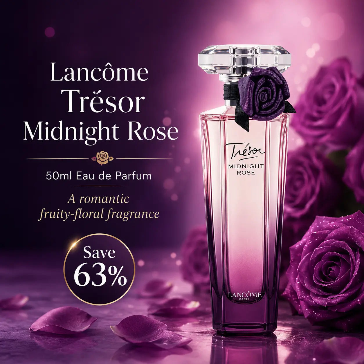 Lancome Tresor Midnight Rose Eau de Parfum Spray 50ml