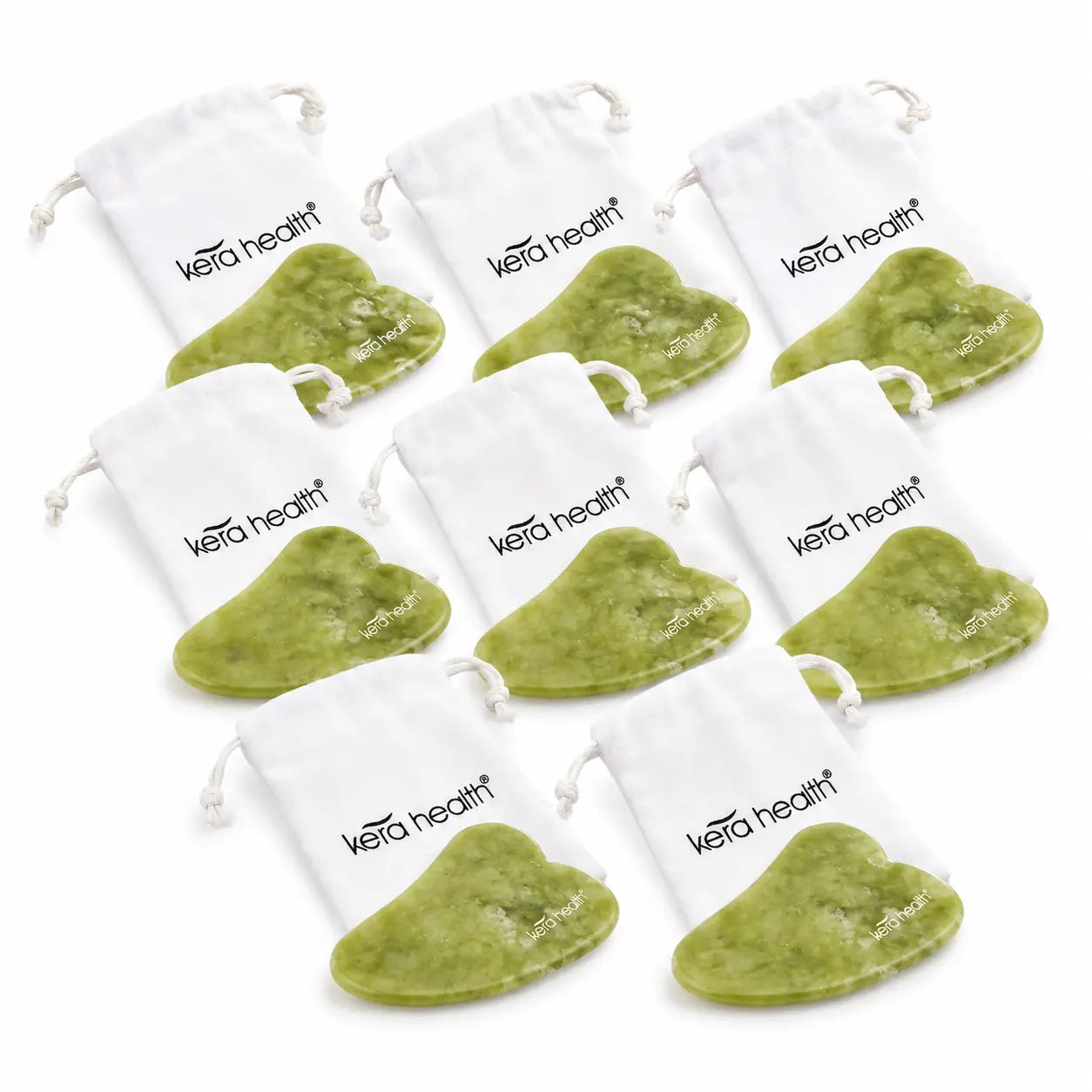 Kera Health Skin Gym Gua Sha Tool Face Contouring Tool Pack of 8 Kera Health