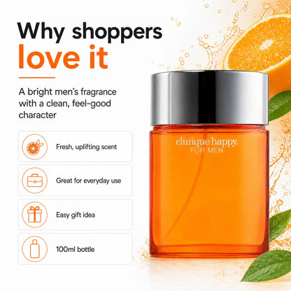 Clinique Happy for Men Cologne Spray Eau de Toilette Spray 100ml Clinique