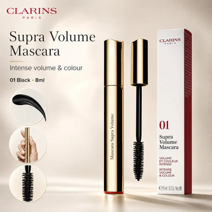 Clarins Supra Volume Mascara 8ml - 01 Intense Black Clarins