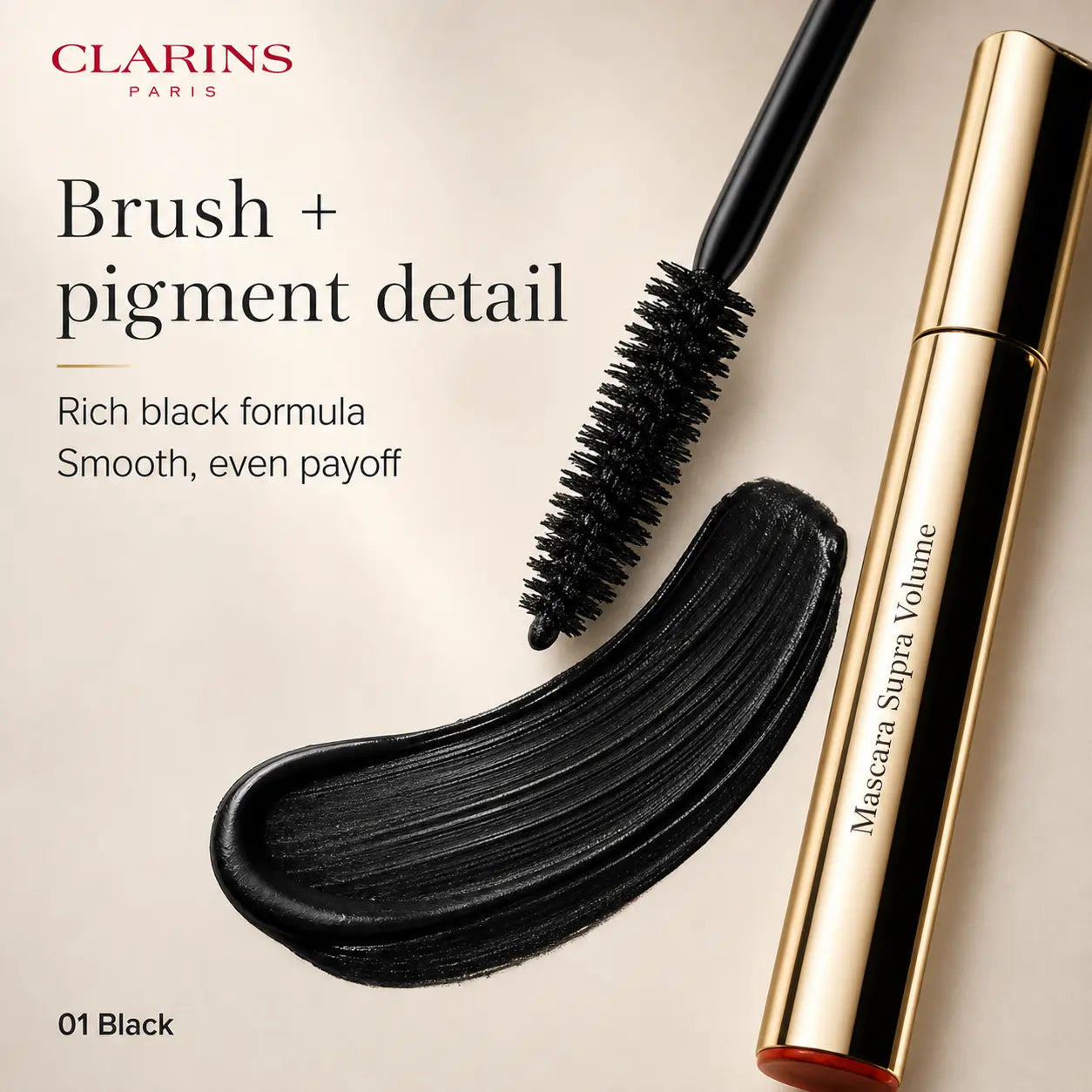 Clarins Supra Volume Mascara 8ml - 01 Intense Black Clarins
