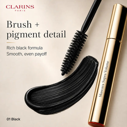 Clarins Supra Volume Mascara 8ml - 01 Intense Black Clarins