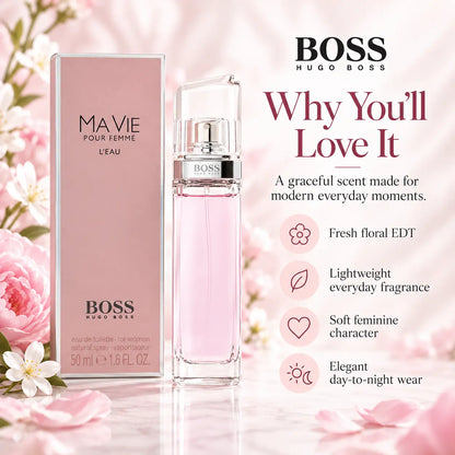 Hugo Boss Ma Vie Pour Femme L'Eau Eau de Toilette Spray 50ml Hugo Boss
