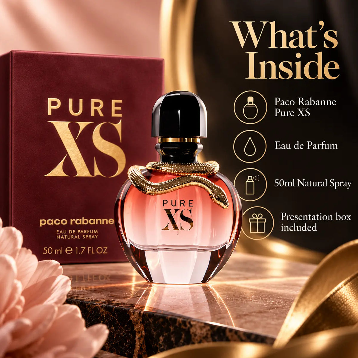 Paco Rabanne Pure XS Perfume Eau de Parfum Spray 50ml Paco Rabanne