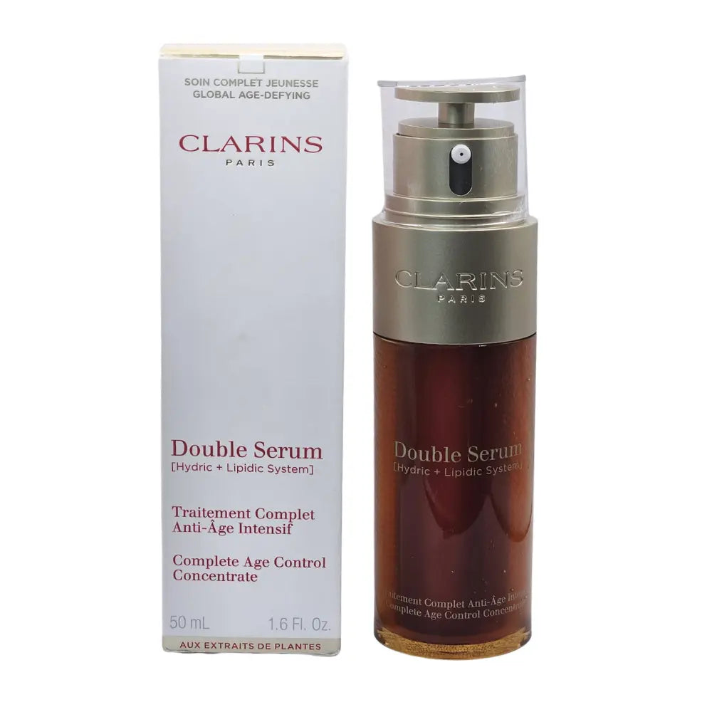 Clarins Double Serum [Hydric + Lipidic System) Complete Age Control Concentrate 50ml Clarins